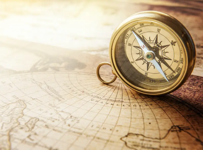 Une boussole : retrouver sa direction