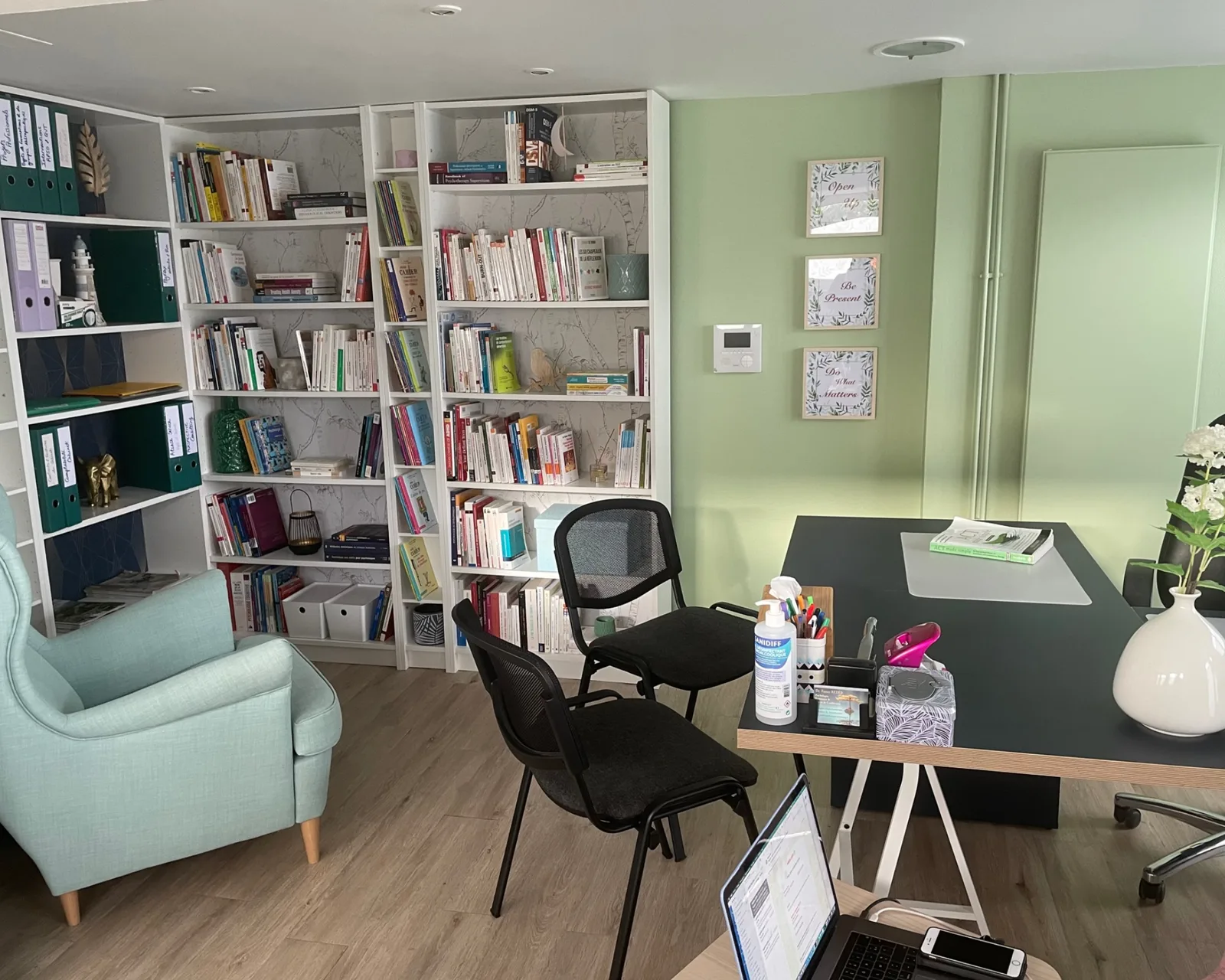 Bureau du cabinet de psychologie à Illkirch