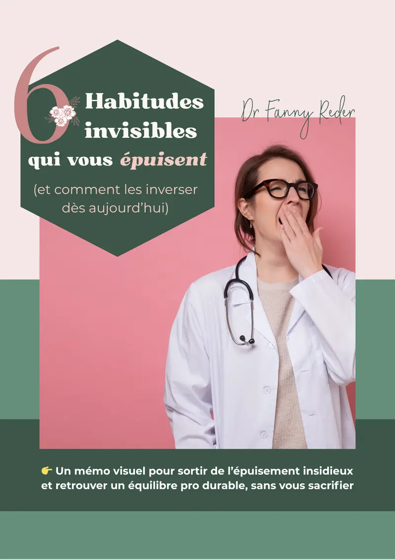 mémo 6 habitudes invisibles qui vous épuisent